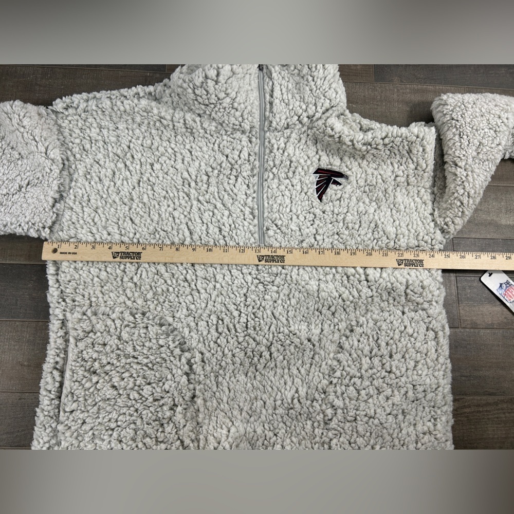 Atlanta Falcon Sherpa Quarter Zip Jacket - Picture 5 of 10